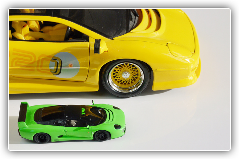 Illustration for article titled LaLD Car Week: Thursday on The Thames - 1/43 Spark Jaguar XJ220 TWR